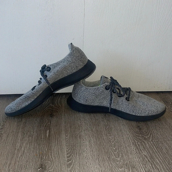 ALLBIRDS WOOL RUNNERS 0119 in light of gray with gray sole men’s sizes 12 - Picture 5 of 11